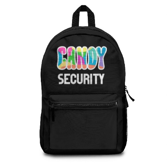 Funny Candy Security Halloween Gifts Backpacks