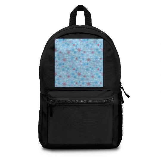 Snowflakes Pattern Colorful Backpacks