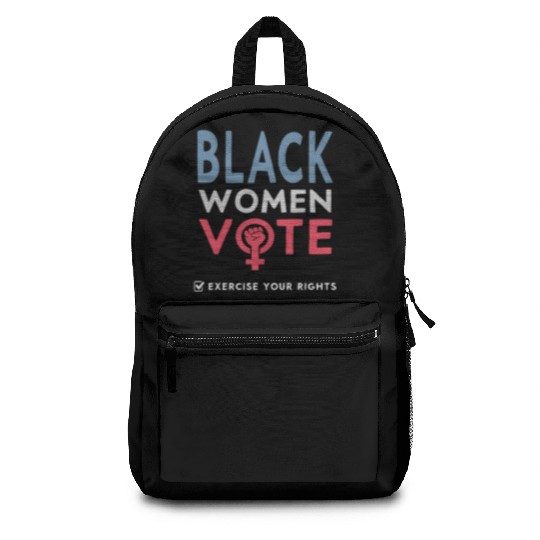 Black Women Vote Voter 2022 Election Feminist Backpacks