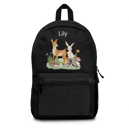 Animal deer rabbit hedgehog Lily Backpacks