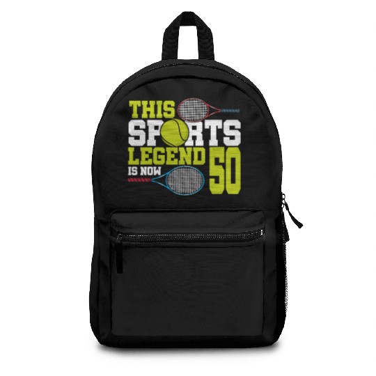 This Sports Legend Is Now 50, Tennis 50th Birthday Backpacks