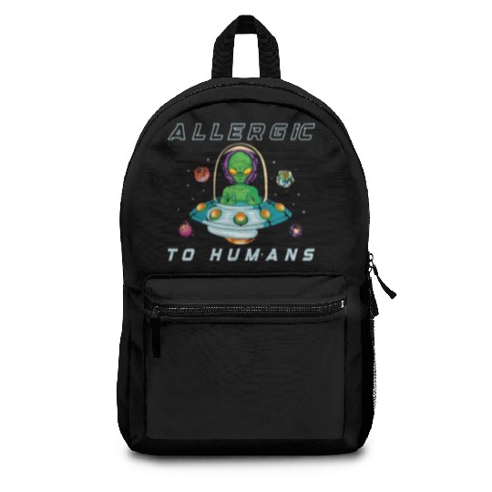 Alien Extraterrestrial Area 51 UFO Space Geek Gift Backpacks