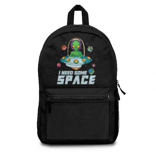 Alien Extraterrestrial Area 51 UFO Space Geek Gift Backpacks