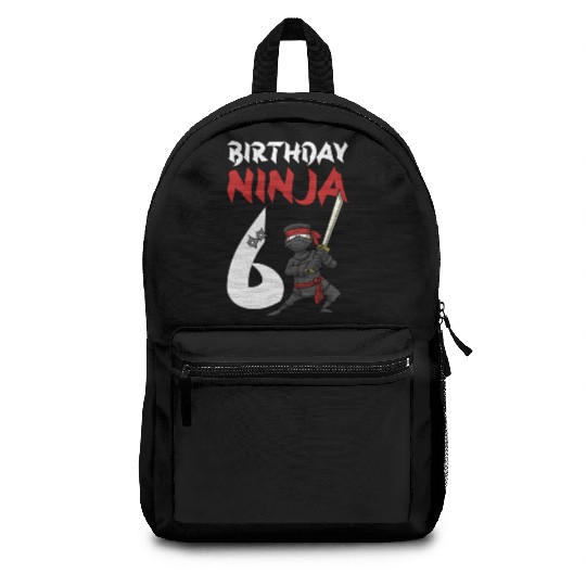 Birthday Party 6 Years Old Japanese Ninja Birthday Backpacks