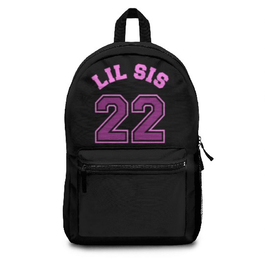 Lil Sis 2022 Little Sister Baby Family Birth Child Backpacks