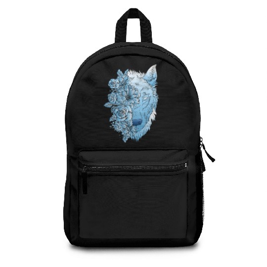 Floral Wolf Backpacks