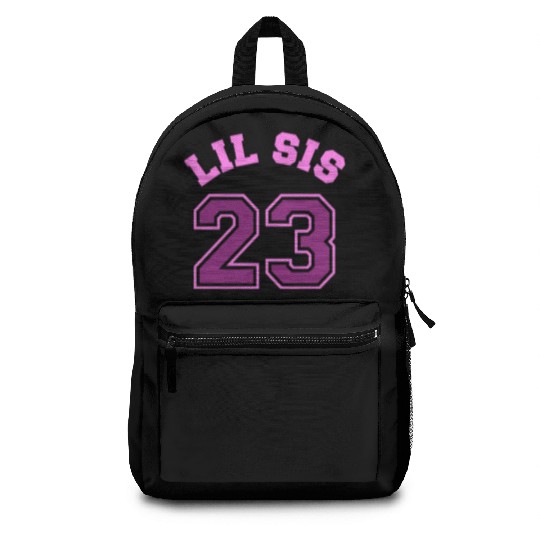 Lil Sis 2023 Little Sister Baby Family Birth Child Backpacks