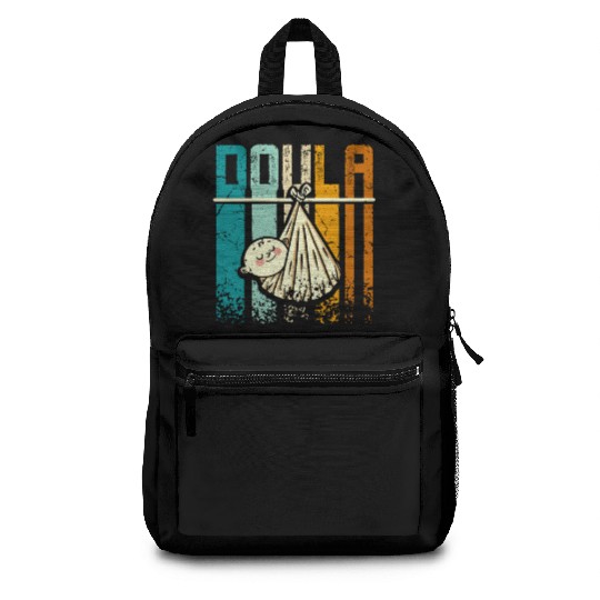 Retro Vintage Doula Backpacks