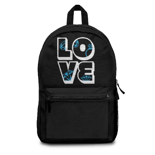 Jewelry Love Diamond Stone Jewellery Gemstone Backpacks