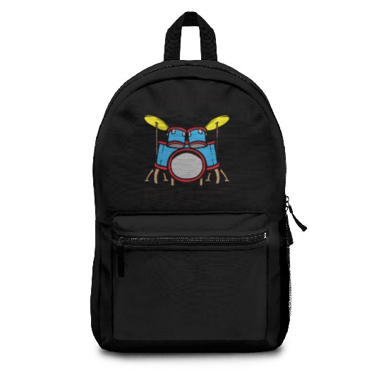 Drummer Drums Music Drum Set Drumming Backpacks