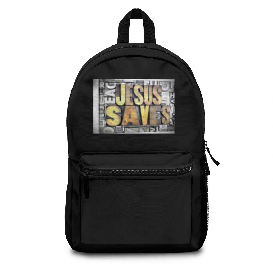 jesus saves Backpacks