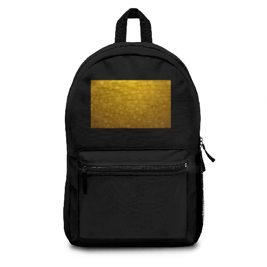 Yellow Snowflakes Aesthetic Pattern Backpacks