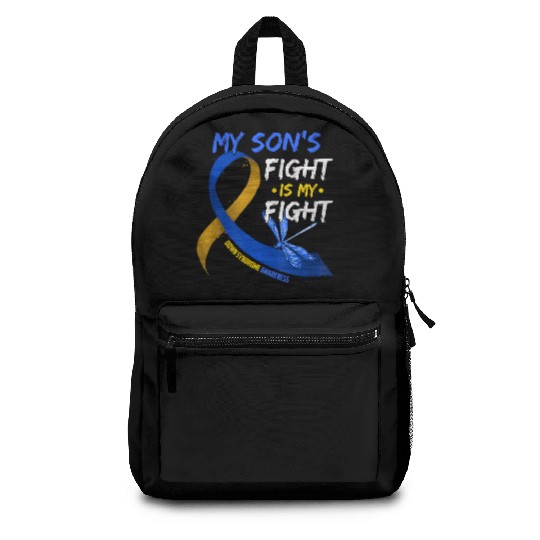 My Son s Fight Is My Fight Down Syndrome Awareness Backpacks