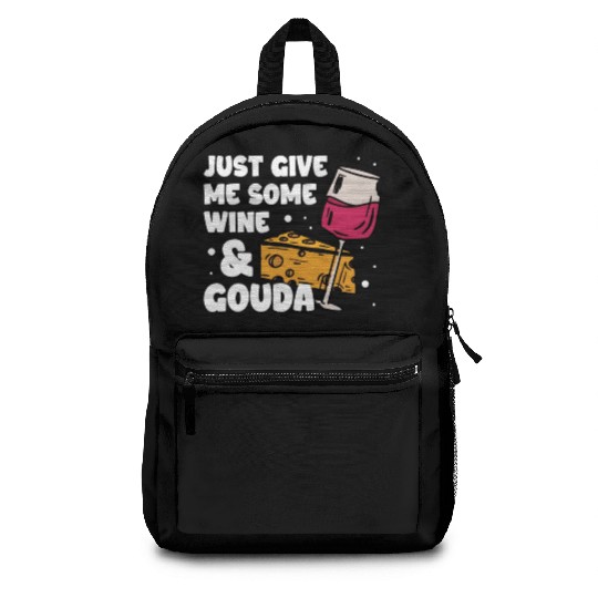 Gouda Cheese Slices charcuterie cheese board Backpacks