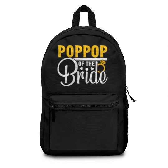 Pop Pop Of The Bride Wedding Party Matching Gift Backpacks