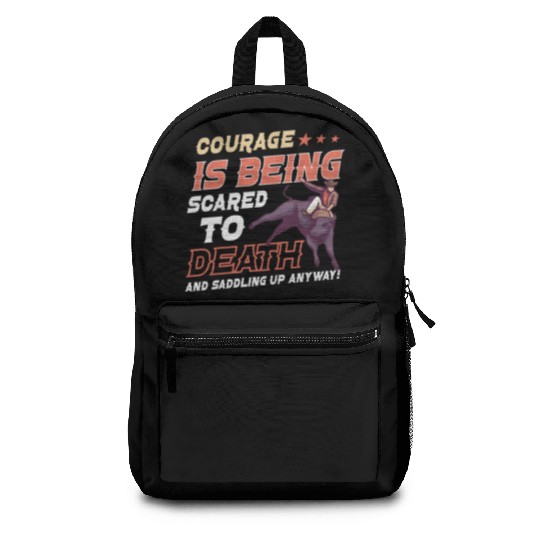 Rodeo Bull Riding Livestock Show Farmer Cattle Backpacks