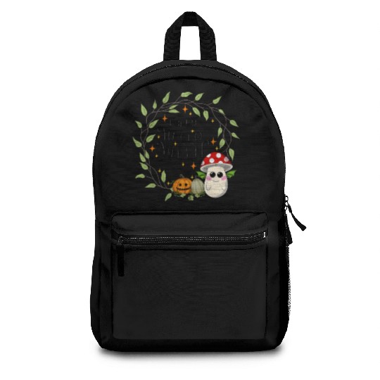 Bat Toadstool Mushroom - Happy Halloween Backpacks