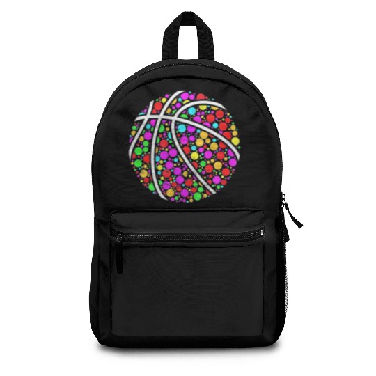International Dot Day Colored Basketball Polka Dot Backpacks