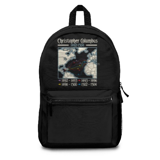 Columbus day america map Christopher Columbus Backpacks