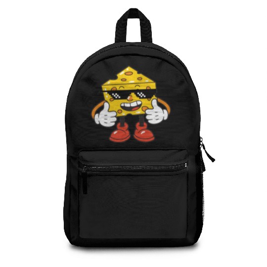 thug life cheese Backpacks
