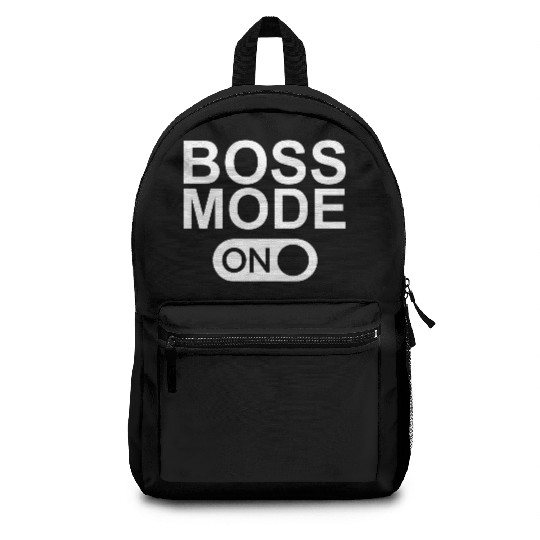 Boss Mode On Backpacks