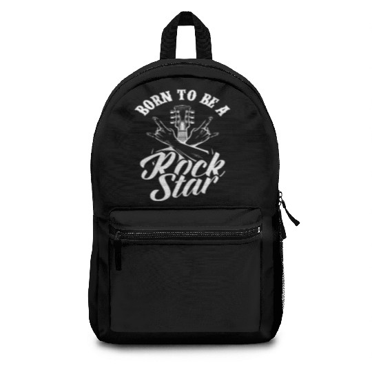 Guitar Guitarist Guitar Player Rock Musician Backpacks