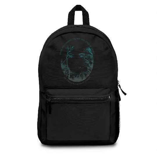 Inspirational Saying Trees Philosophical Quote Backpacks