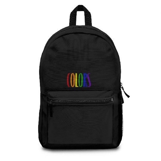 Love comes in many colors LGBTQI Backpacks