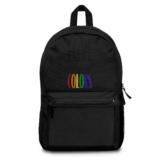 Love comes in many colors LGBTQI Backpacks