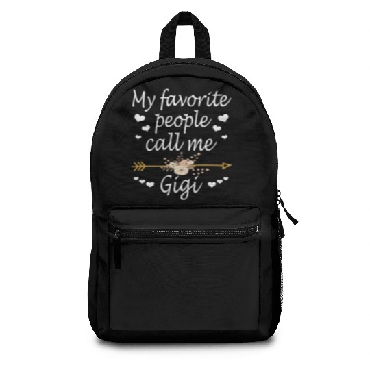 My Favorite People Call Me Gigi Christmas Backpacks
