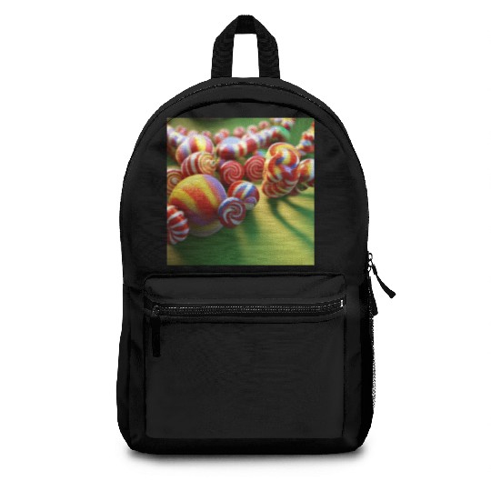 A glimpse into candy land version 3 Backpacks