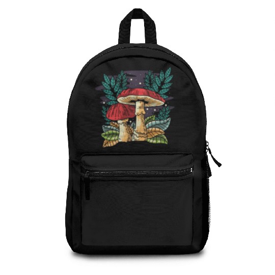 Mushrooms Nature Mycologist Gift Backpacks