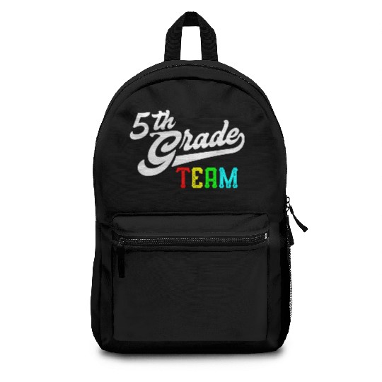 5Th Grade Team Baseball Style Teacher Team Backpacks