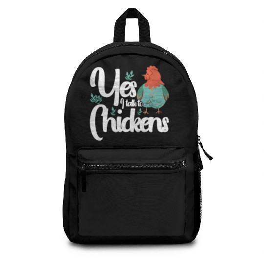 Chickens Rooster Chicken Farmer Hen Poultry Cock Backpacks