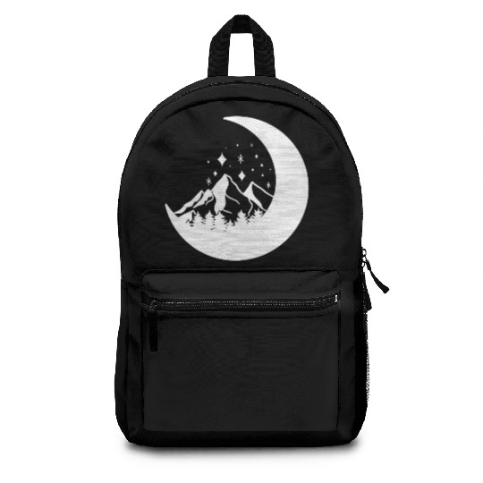 Mountains in the moon Full moon Backpacks