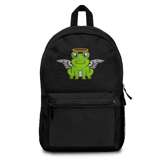 Angel frog wings Backpacks