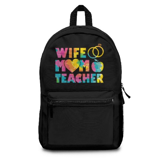 Wife Mom Teacher Mama Mothers Day Backpacks