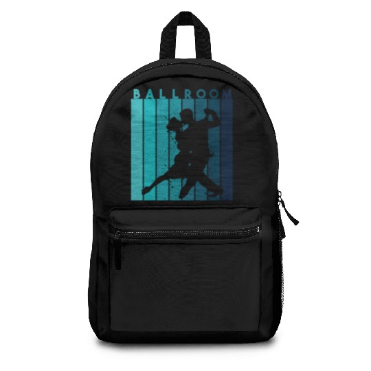 Retro Dance Teacher Dancer Ballroom Backpacks