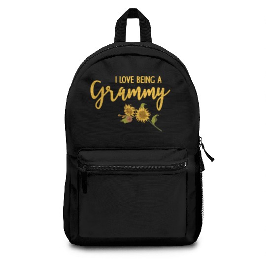 I Love Being A Grammy Floral Grandma Mothers Day Backpacks