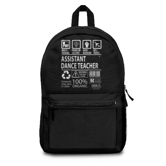Assistant Dance Teacher Backpacks - Multitasking Job