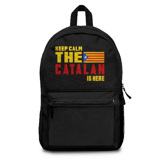 Keep Calm Catalonia flag design Backpacks