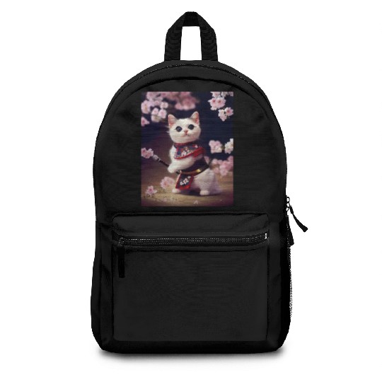 Samurai Cat Backpacks