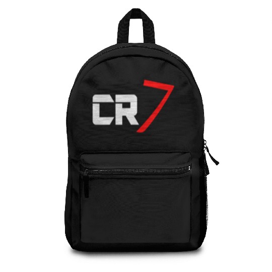 cr7 cristiano white Backpacks
