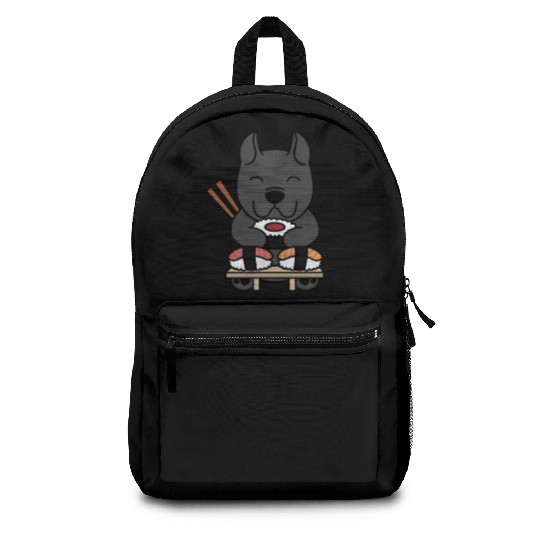 Sushi Lover Cane Corso Backpacks