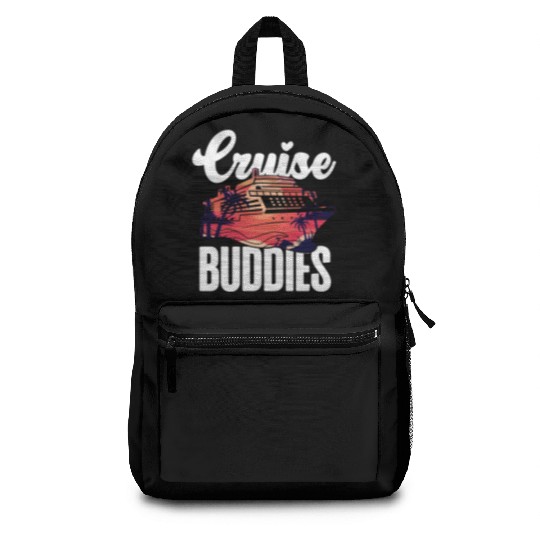 Cruise Ship Vacation Friends Girl Backpacks