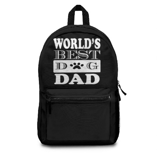 Worlds Best Dog Dad Backpacks