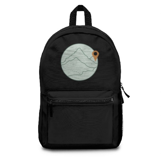 The Mountains are Calling Quote Backpacks