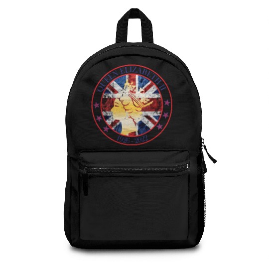 ''queen elizabeth Backpacks rest in peace elizabeth