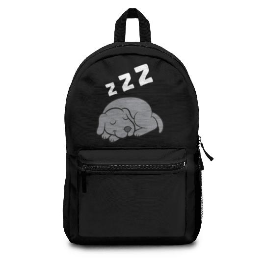 Weimaraner Dog Sleeping Pajama Sleeping Backpacks