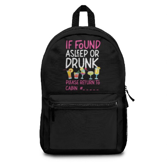 Cruise Ship Vacation Friends Backpacks